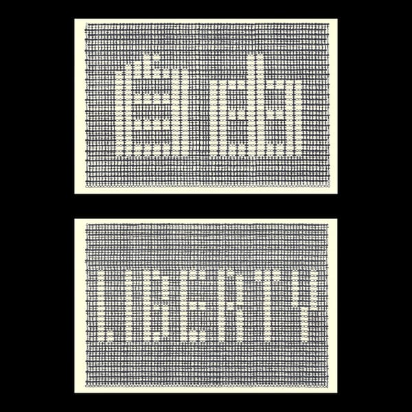 自由 / Liberty crochet postcards